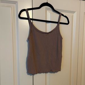 Brown tank top